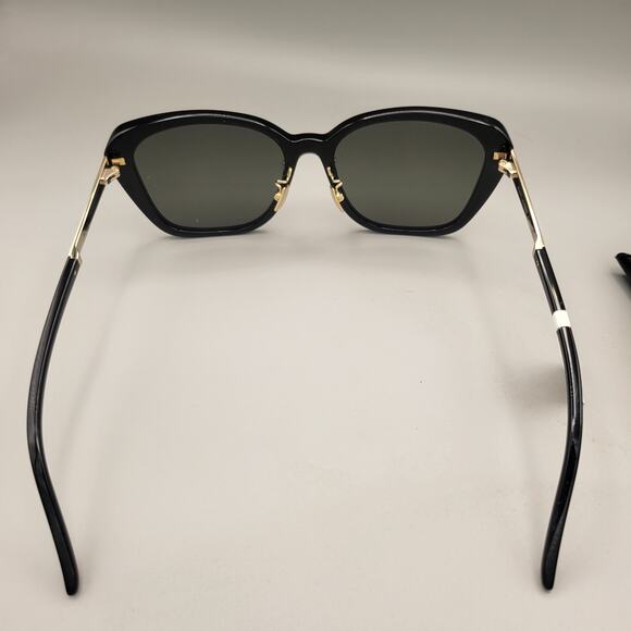 New Saint Laurent SL M78/F 002 Black Plastic Oversized Sunglasses Grey Lens - Picture 10 of 12